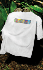 Msah Giyim Beyaz Baskılı Oversize Tişört - Görsel 2