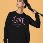 Msah Giyim 2 İplik Pamuklu Şardonsuz Slim Fit Bisiklet Yaka Baskılı Sweatshirt